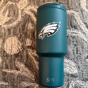 Simple Modern Teal Water Bottle with Logo